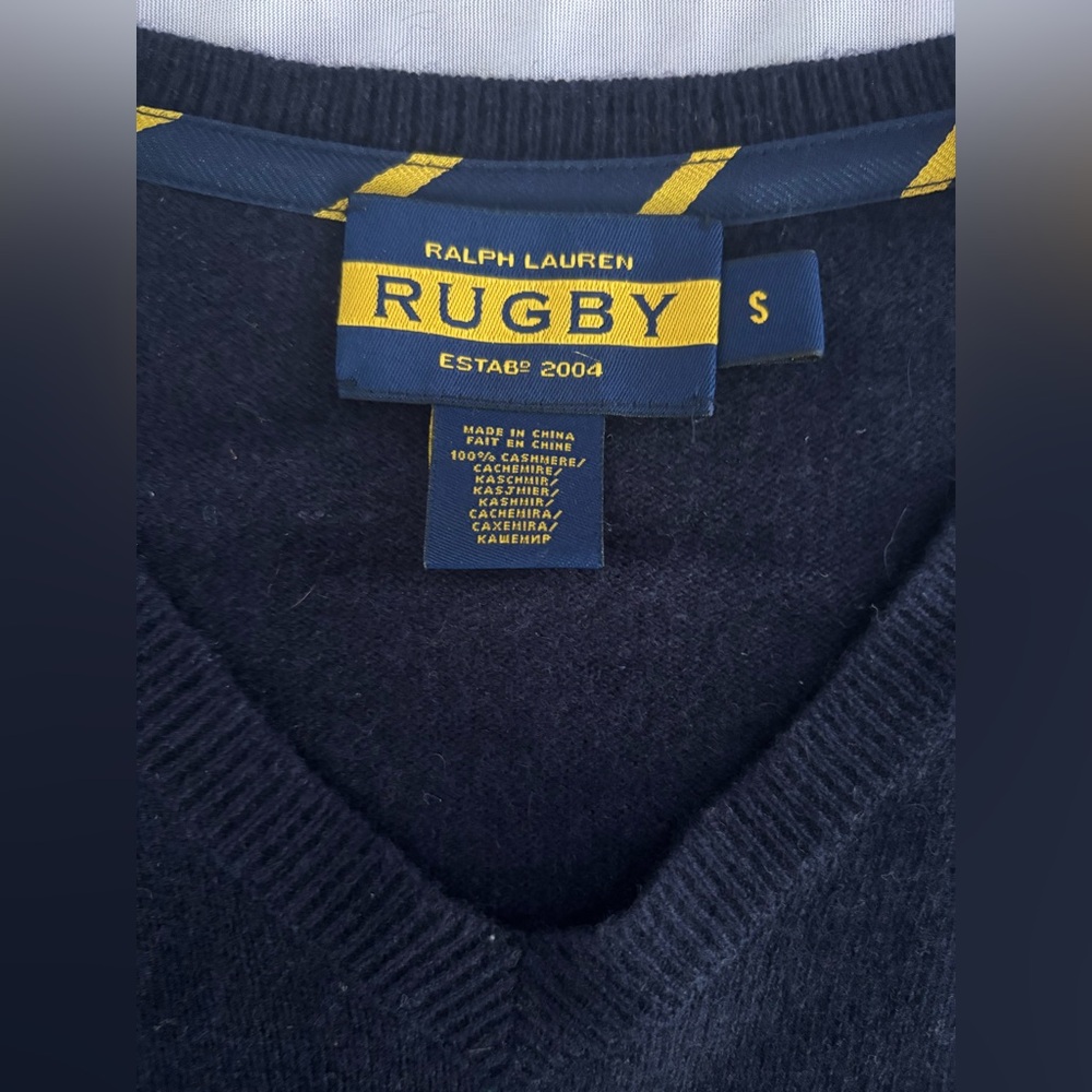 Vintage Rugby Ralph Lauren cashmere sweater